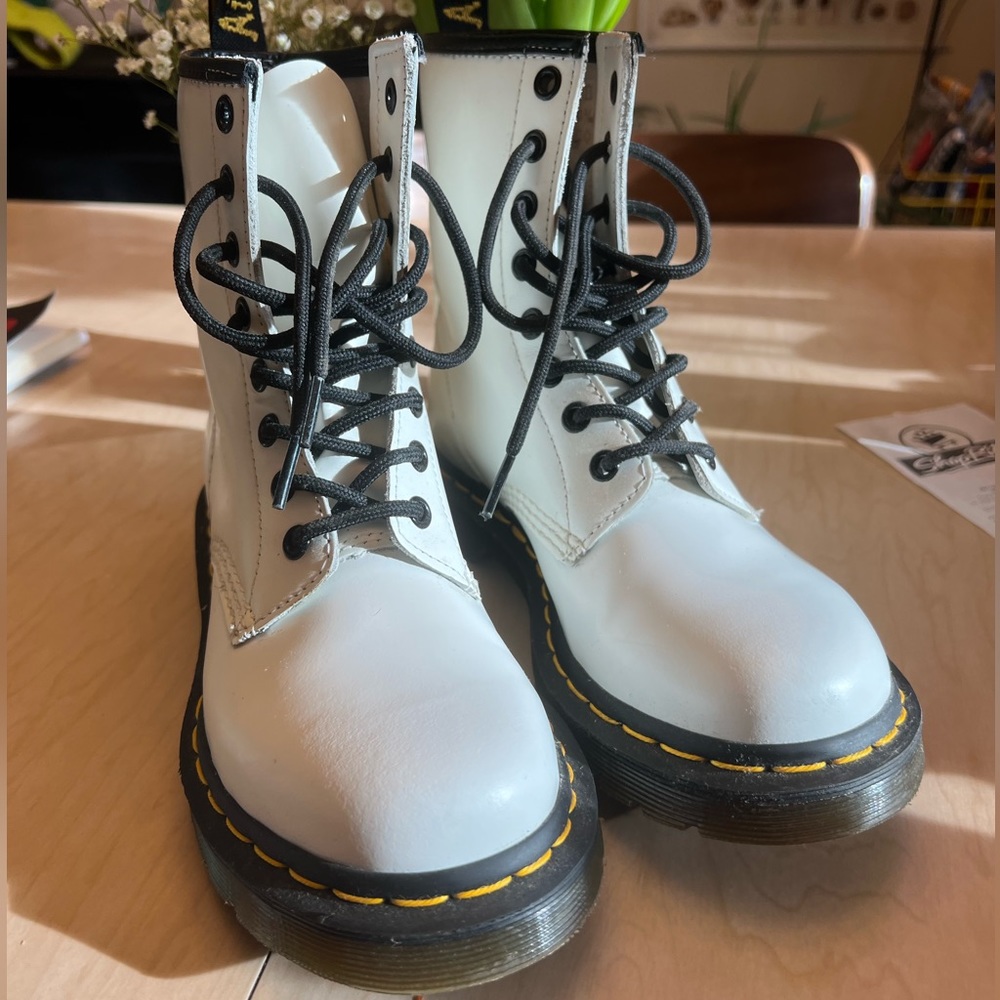 Dr. Martens 1460 Smooth Leather Platform Boots